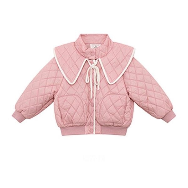 

down coat winter kids toddler jackets for girls warm thick cotton children's zipper solid baby outerwear infant overcoat, Blue;gray