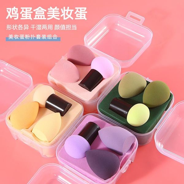 

sponges, applicators & cotton mushroom head beauty egg set gourd puff box packaging