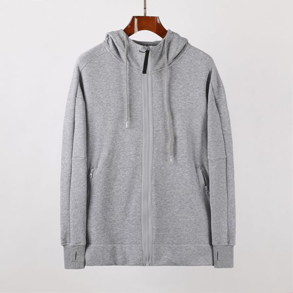 

designer men's hoodie company sweatshirt winter fashion sport trench cardigan zip-up coat casual stone printed sweatshirt cp island tra, Black