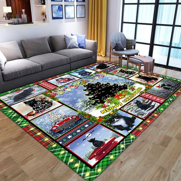 

carpets cartoon 3d dreamlike christmas tree pattern for living room bedroom area rugs kids play floor mat child game carpet