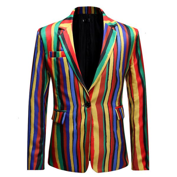 

casual stripe suit zh08 men's, White;black