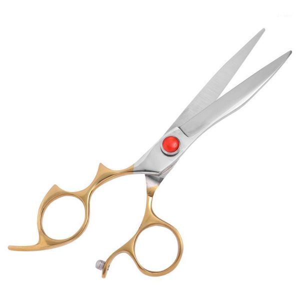

6.5 inches ergonomics handle scissor stainless steel straight cut professional haircut salon hair styling tools for barb1