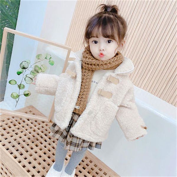 

jackets girls coat jacket overcoat 2021 beige warm plus velvet thicken winter cotton kids teenagers cardigan christmas gift children's, Blue;gray