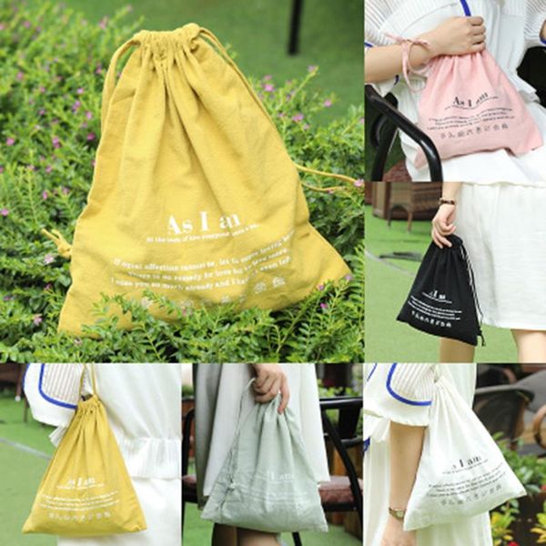 

toiletry kits 1pc pattern handmade cotton linen storage package bag drawstring travel women small cloth pouch