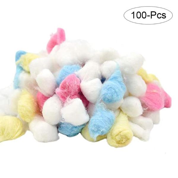 

small animal supplies 100pcs hamster cotton ball winter color powder blue and yellow absorbent warm gold bear paper
