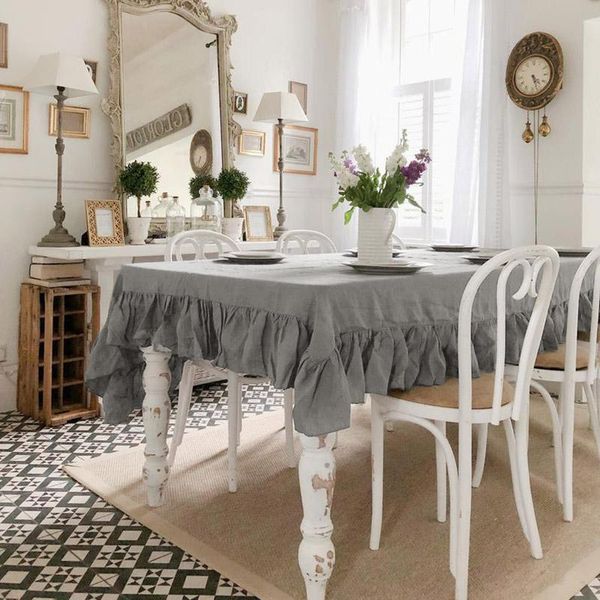 

table cloth 100% linens tablecloth modern minimalist small fresh garden desk el coffee