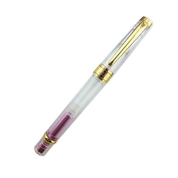 

fountain pens paili transparent pen plastic f/ef/hooded nib piston filler ink for writing school office supplies stationery
