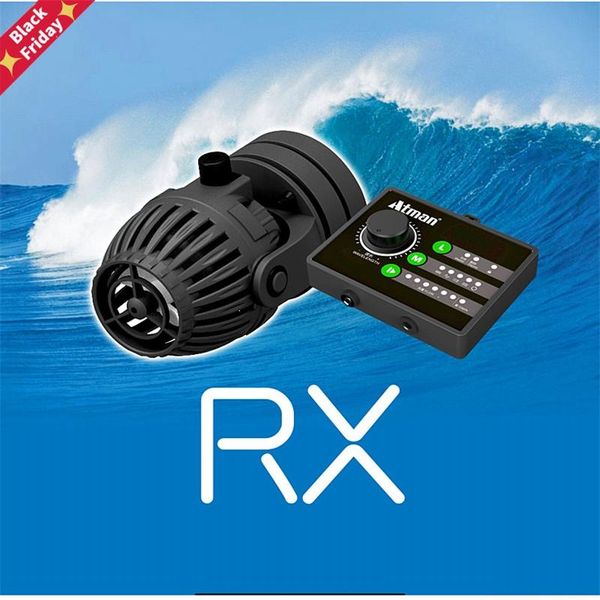 

air pumps & accessories 100~240v atman ultra quiet wave maker aquarium propeller wireless control master/slave pump similar jecod rw4 rw8 rw