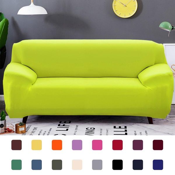

chair covers elastic sofa cover for living room 1/2/3/4 seater solid color spandex stretch non-slip universal couch slipcover