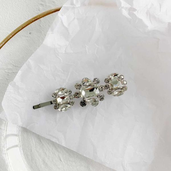 

fashion shiny rhinestone hairgrip flower hair clips elegant hairpin accessories for women party jewelry gifts1