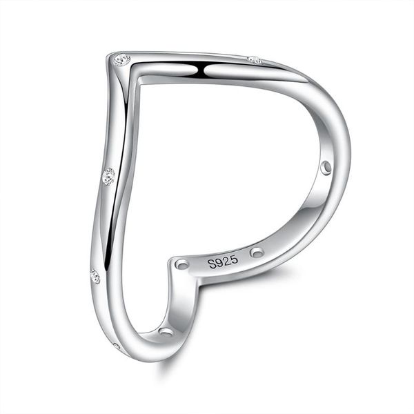 

single-minded ring 925 sterling silver simple fashionable design wedding rings for couples female jewelry cluster, Golden;silver