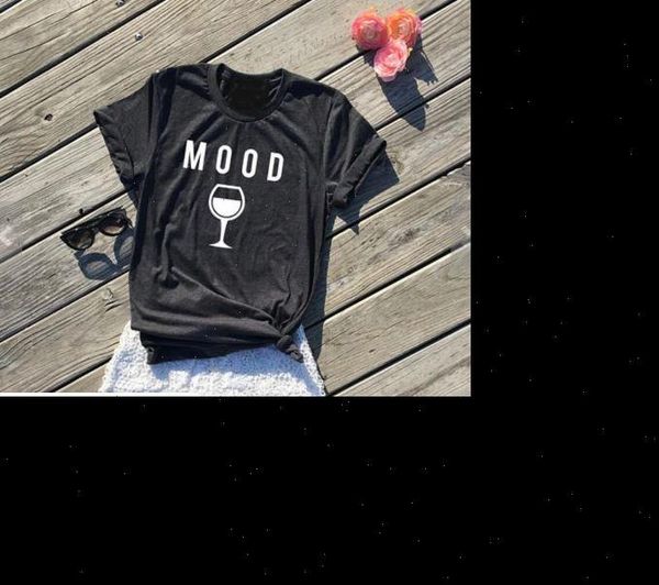 

mood print cotton yong girl women street tee 6 colors mf 9, White