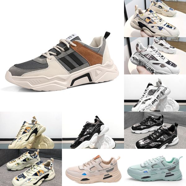 

dxlf for running shoes platform men mens trainers white triple black cool grey outdoor sports sneakers size 39-44