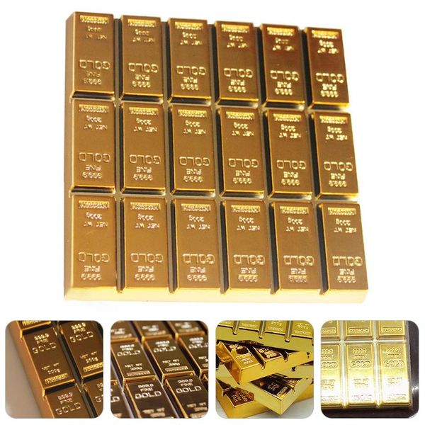 

mats & pads 1pc creative cup pad household gold bar anti-skid mat