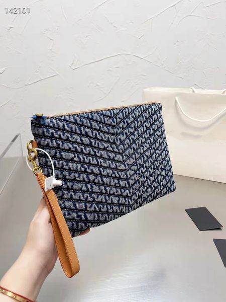 

2021handbag designer design women's bag denim fabric 30cm