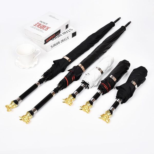 

umbrellas sword katana umbrella uv protection windproof business long handle large outdoor guarda chuva rain gear bd50uu