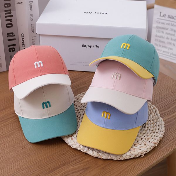 

2021 spring and summer new children's alphabet baseball cap, Blue;gray