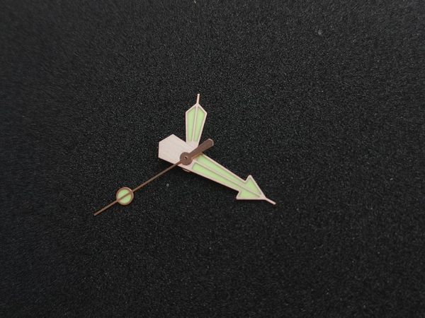 

repair tools & kits modified japan super c3 luminous skx007 rose gold diving watch hand for skx007/sbbn tyle nh35a/nh36a movement