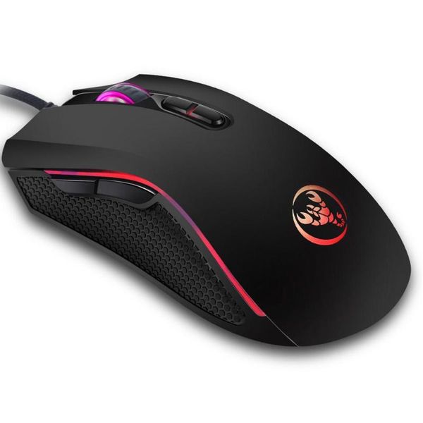 

gaming mouse adjustable 3200 dpi optical sensor 7 rgb back lighting high-end professional mice ergonomics