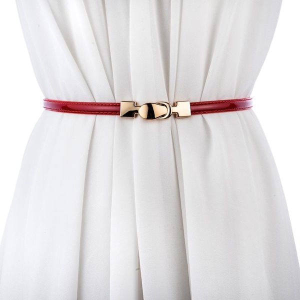 

belts women thin belt for stretchy sweet match dress fashion, Black;brown
