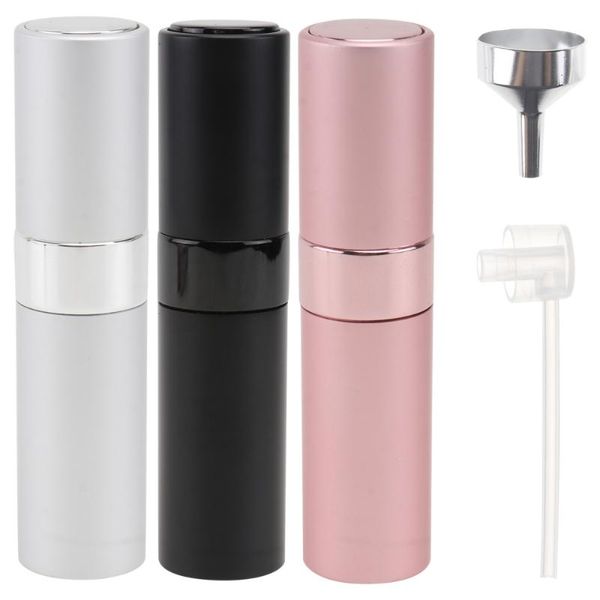 

storage bottles & jars 5pcs portable perfume mini spray containers (assorted color)