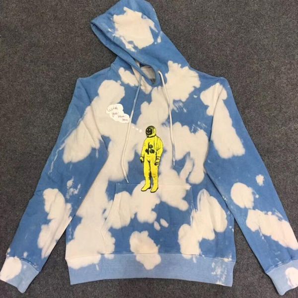 

men's hoodies & sweatshirts tie dyeing travis scoastroworld tour astronaut hoodie men women streetwear, Black