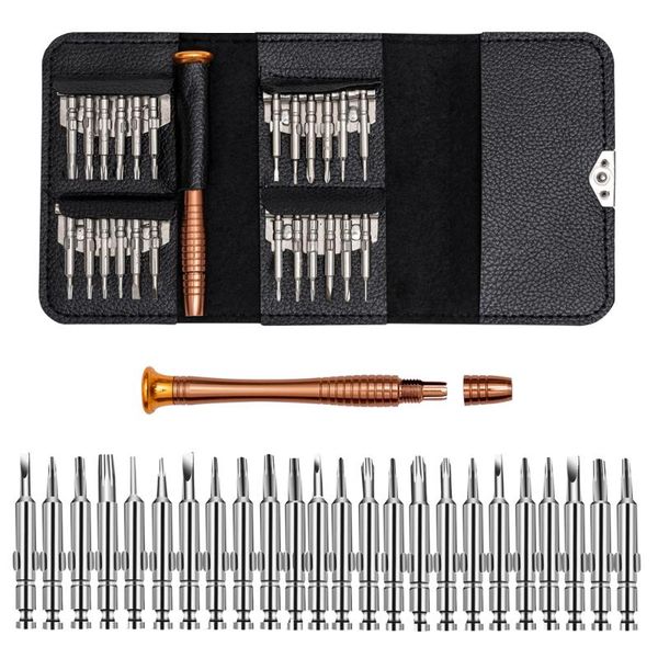 

professional hand tool sets 25-in-1 screwdriver set mobile phone repair kit multi-function handheld for watch tablet 2021