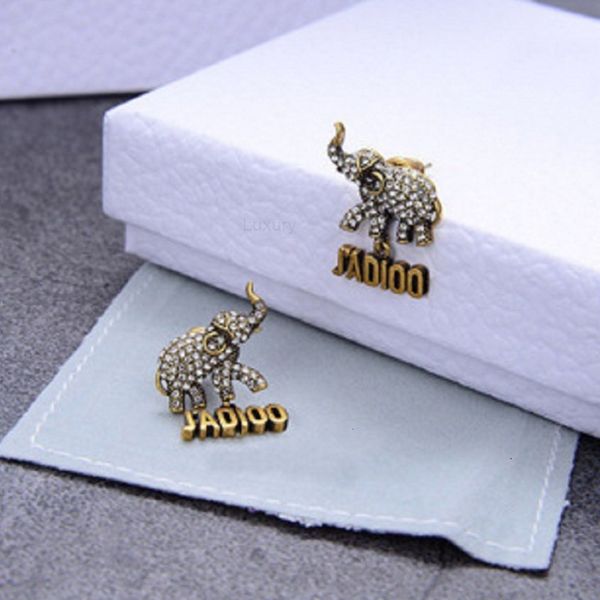 

fashion design luxury jewelry earrings chir dd jia di xiao xiang full diamond crystal temperament versatile personality, Golden