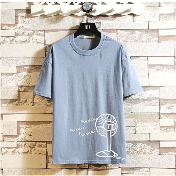 

fashion men's t-shirts casual o-neck black white cotton summer clothes short sleeves tees shirt oversize all-match, White;black