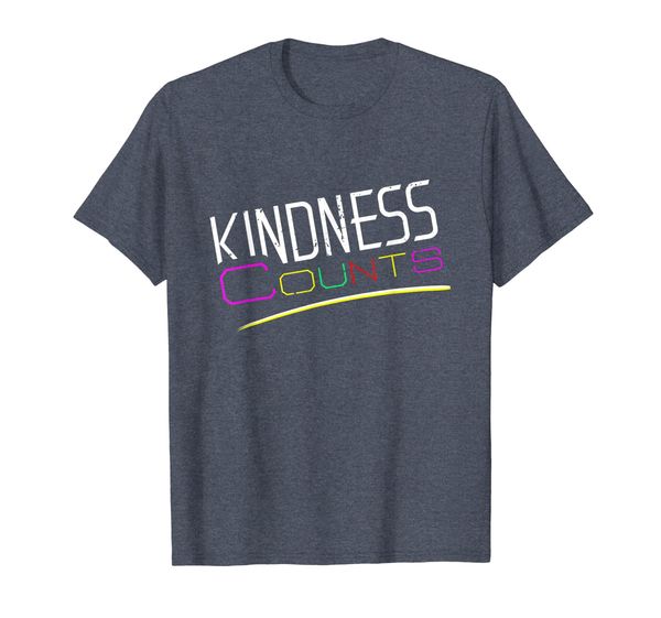 

kind tshirt kindness counts shirt casual clothing top, White;black