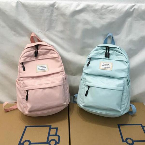 

3pcs/set sports schoolbags nylon waterproof women backpack letter shoulder bag school for teenager girls mochila bags