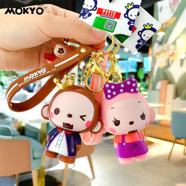 

key chain cute enamel crown mon trend bag lovers accessories creative gifts, Silver