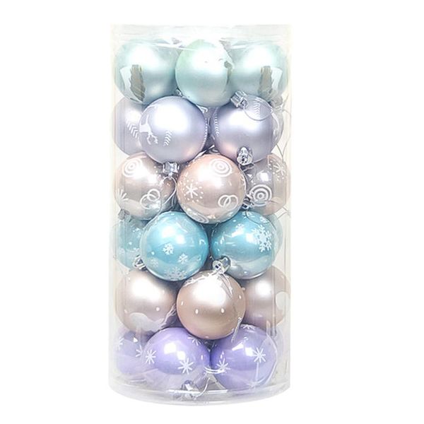 

party decoration 30pcs christmas tree ornament color xmas hanging