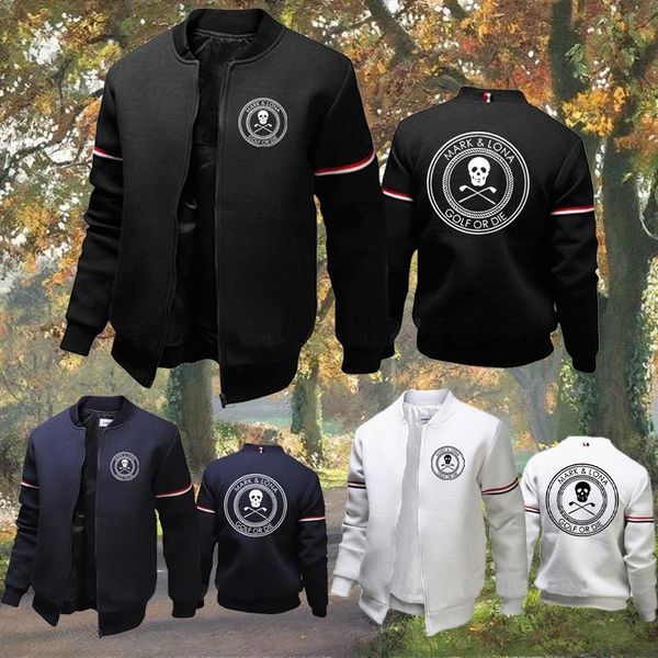 

men's jackets 2021 mark lona print men autumn and winter solid color coat casual outdoor baseball uniform man slim fit sports zipper ja, Black;brown