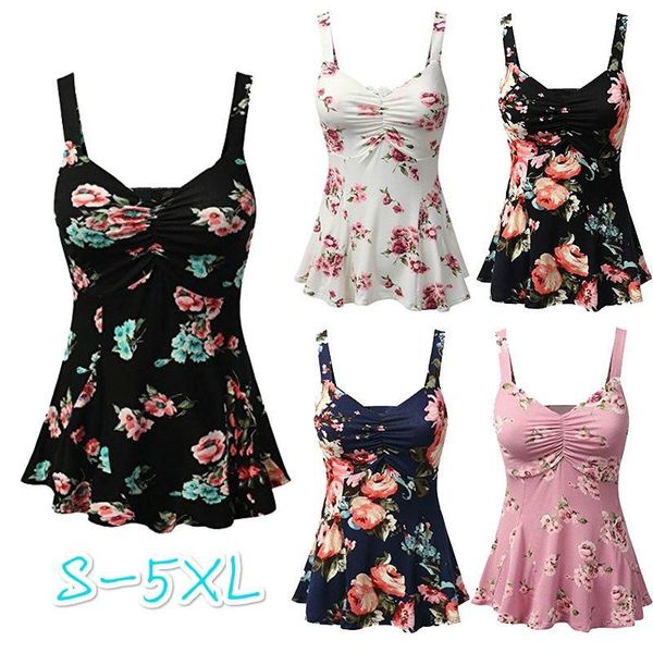 

maternity & tees summer pregnant women casual loose blouse shirts sleeveless floral plus size shirt clothing blusas femininas s-5xl, White