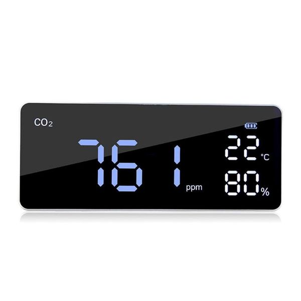 

smart home control air monitoring portable lcd display co2 sensor ppm meters mini carbon dioxide detector gas analyzer quality