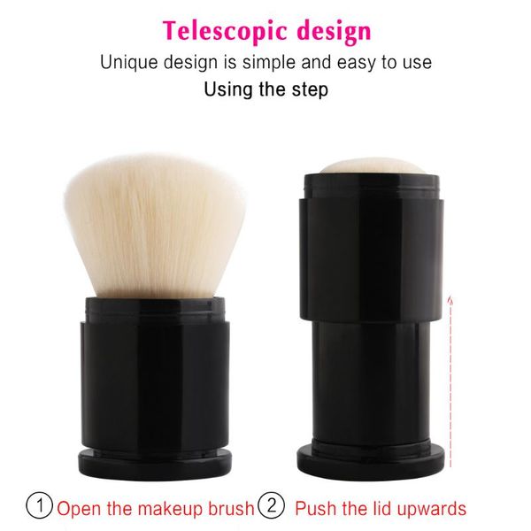

makeup brush foundation travel retractable blush brushes move extensible ey669