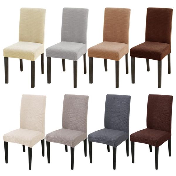 

chair covers 3 types jacquard dining cover stretch spandex slipcovers seat protector removable washable kitchen