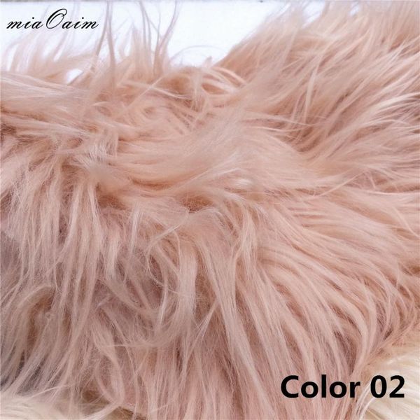 

5pcs/lot diameter=56cm round faux fur blanket basket stuffer filler for born baby pography props studio po backdrops scarves & wraps, Red;brown