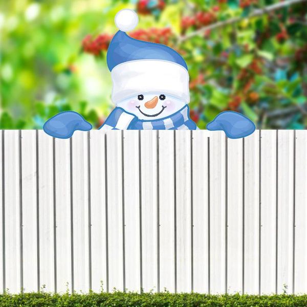 

christmas decorations charming home decor pendant peeks at santa's elk navidad suitable for parking fence natal decoration accessories