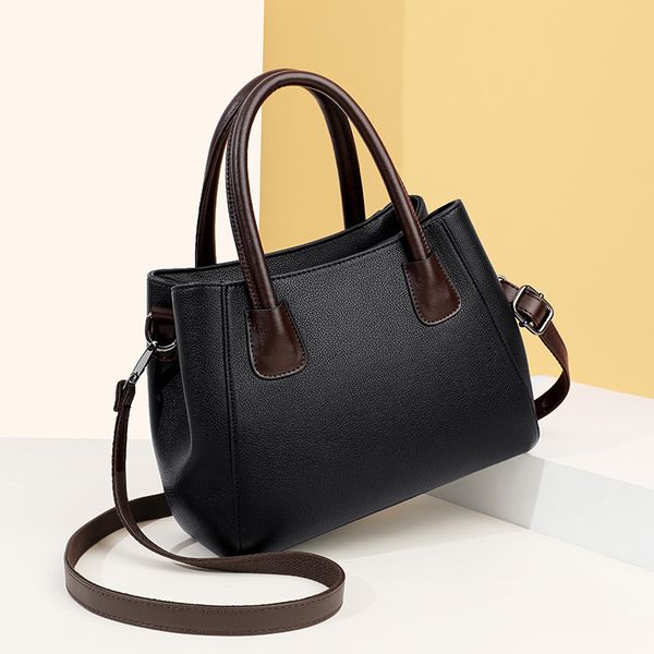 

women tote leather shoulder handle hand vintage crossbody fashion messenger bags