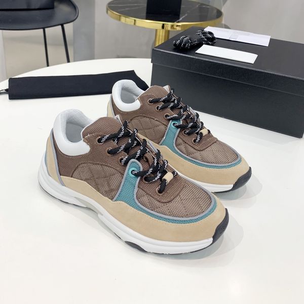 

designer men women casual shoes lace- up luxury woman sneakers man sneaker diamond pattern fashion trend style with box and dust bag fat big, Black