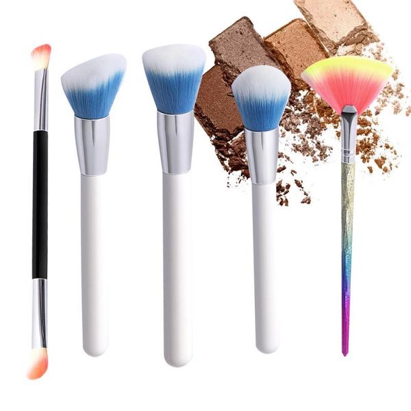 

makeup brushes single brush eye shadow loose powder flat head oblique foundation cosmetics tools