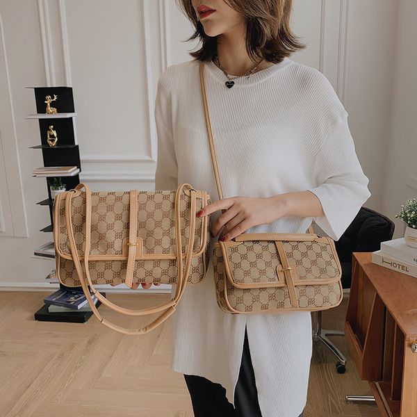 

bag women's bag simple one shoulder small square leisure style canvas messenger