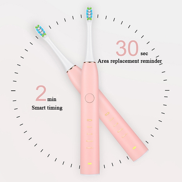

smart electric toothbrush lz-k6s wireless charging sonic with charger
