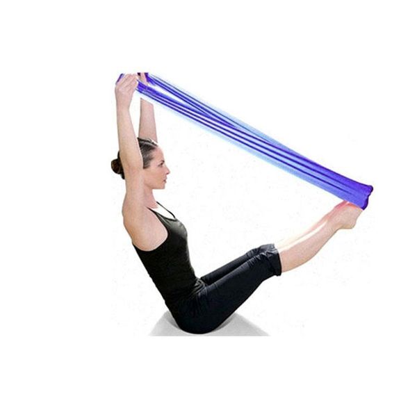 

pilates yoga resistance bands aerobics stretch tensile elastic band banda de resistencia
