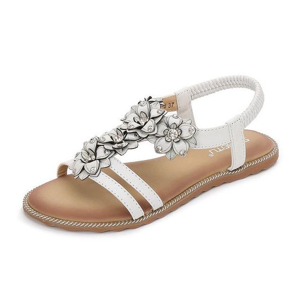 

summer fashion sandals bohemia casual flats, Black