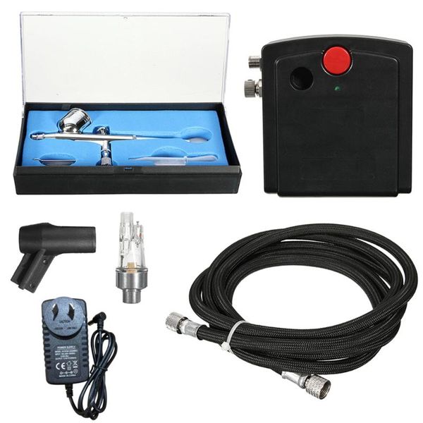 

professional spray guns tattoo tool paint feed airbrush dual action air brush set multi-function gravity portable gunpla mini compressor nee