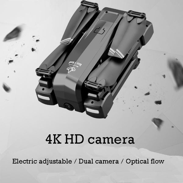 

4-axis fpv folding rc drone helicopter with 4k dual camera hd altitude hold optical flow smart follow quadcopter vs z5 drones