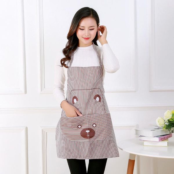

aprons cute cooking kitchen apron for woman men chef waiter cafe shop bbq hairdresser bibs accessory